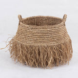 Basket Jojo Raffia and Waterhyacinth