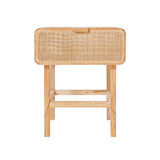 Bedside Table Oslo Rattan Tight Weave