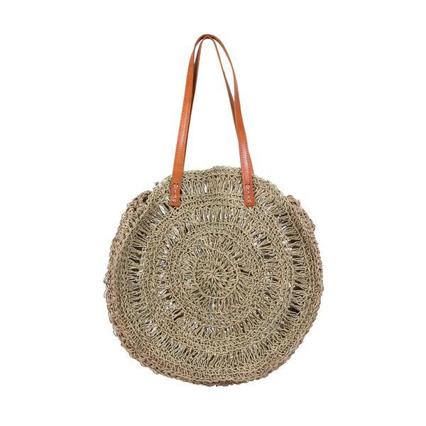 Bag Mandala Round Leather