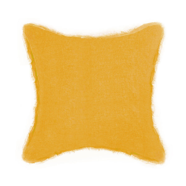 Mustard Freya Linen - 55 x 55 cm